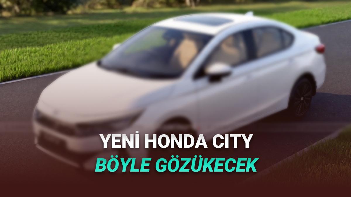 Yeni Honda City'nin Tasarımı Sızdırıldı!