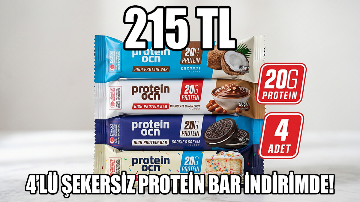 Protein Ocean'da tüm ürünlerde geçerli %20 indirim kodunuz: ''webtekno''