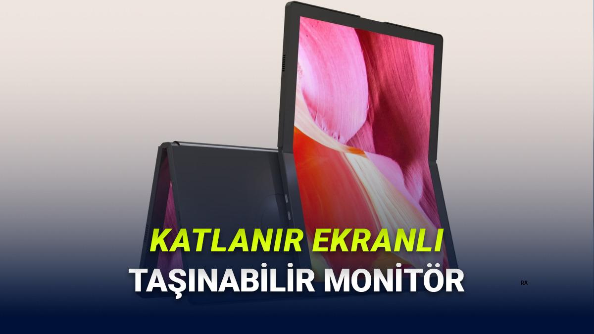 Tüm Bilgisayarlarla Çalışan, Katlanabilir ve Taşınabilir Monitör Tanıtıldı