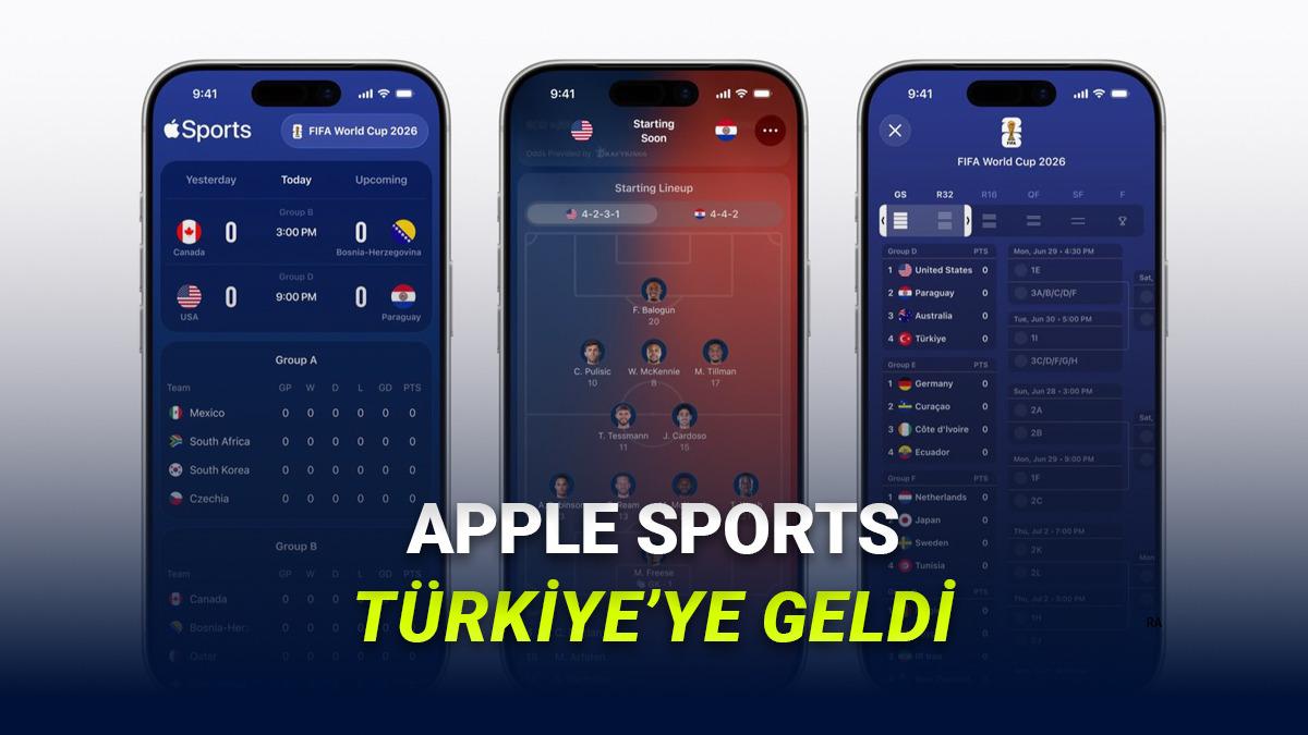 Apple Sports Uygulaması Türkiye'de Kullanıma Sunuldu!