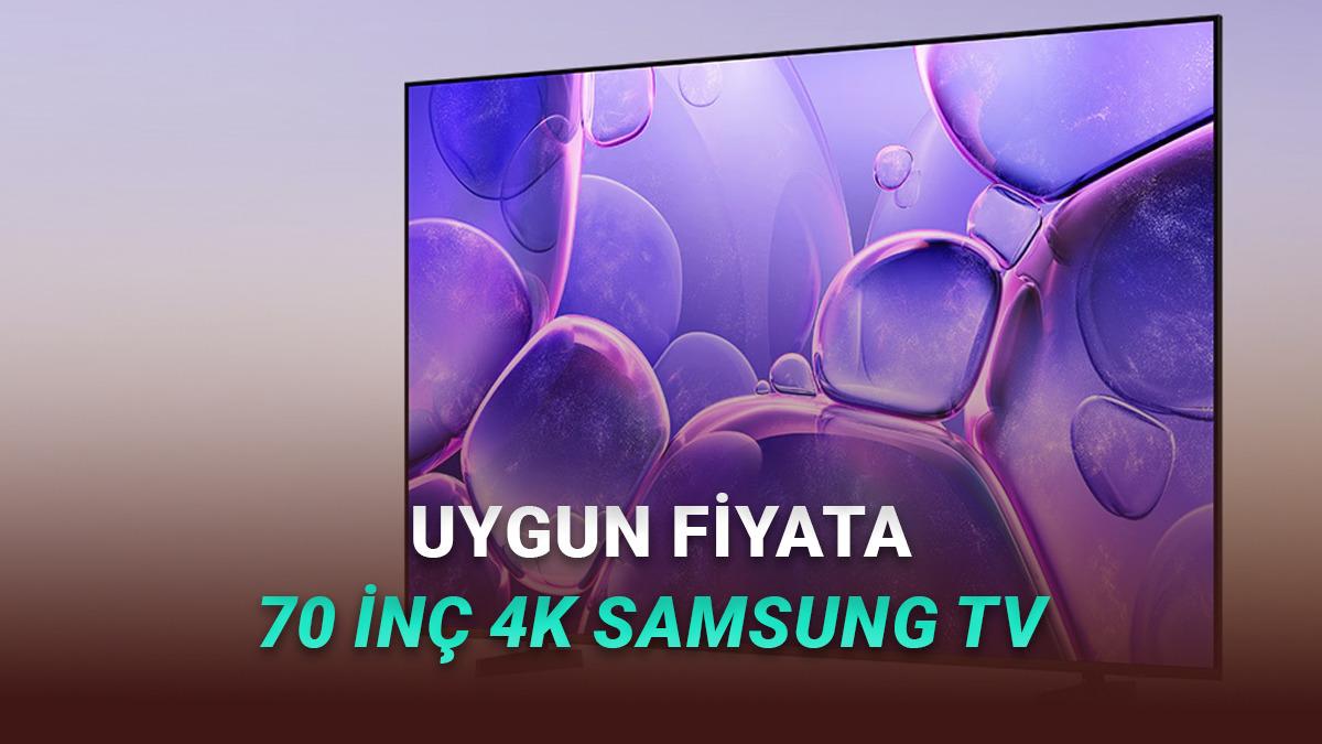 A101, Uygun Fiyata 70 İnç 4K Samsung TV Satacak!
