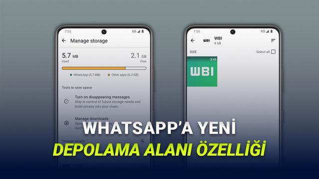 
                         WhatsApp'a Çok İşinize Yarayacak Yeni Depolama Alanı Özelliği Geliyor 
                    