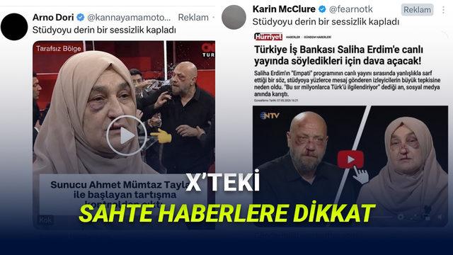 
                         X'te Dolaşan Sahte Haberlere Dikkat 
                    
