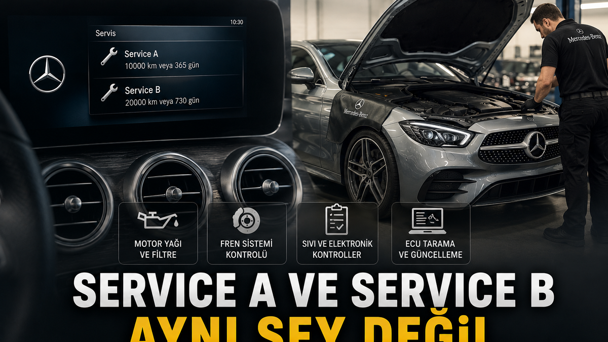Mercedes Service A ve Service B Farkı Ne?