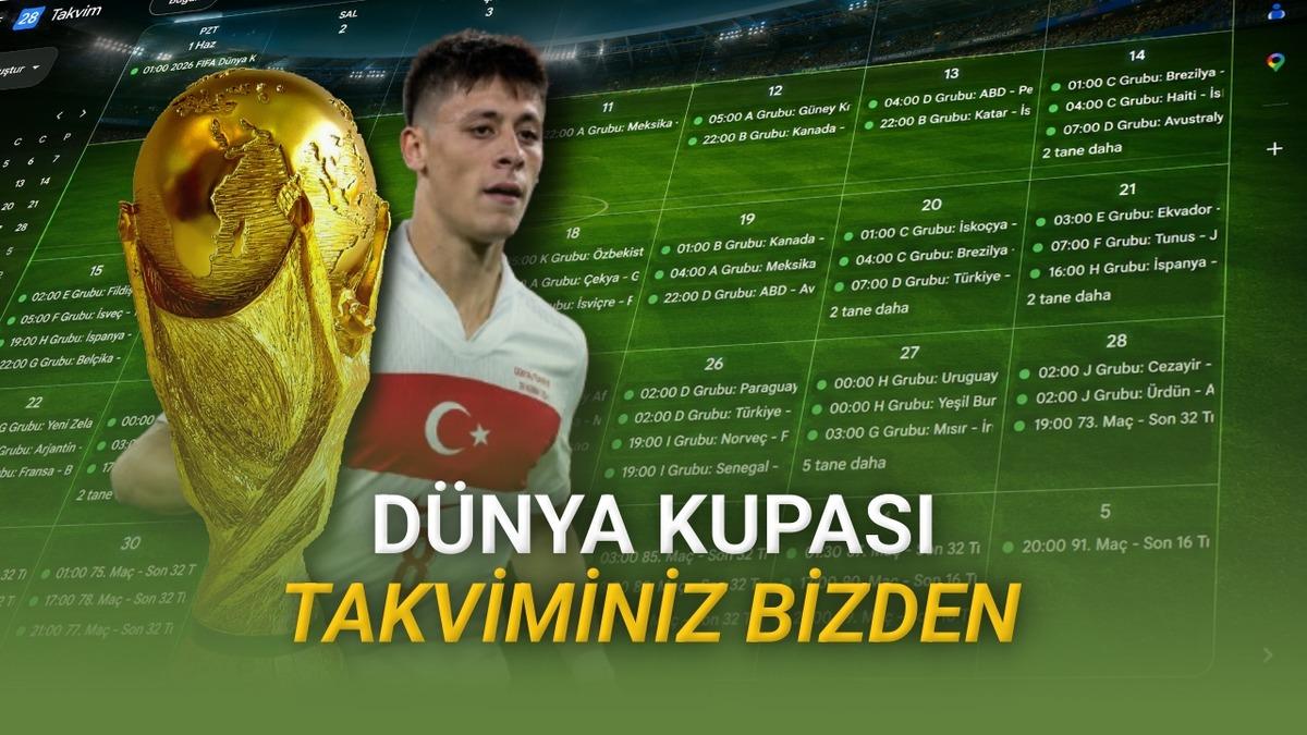 2026 Dünya Kupası Takviminizi Hazırladık! Tüm Maçları Ücretsiz Şekilde Google Takvime Ekleyebilirsiniz!