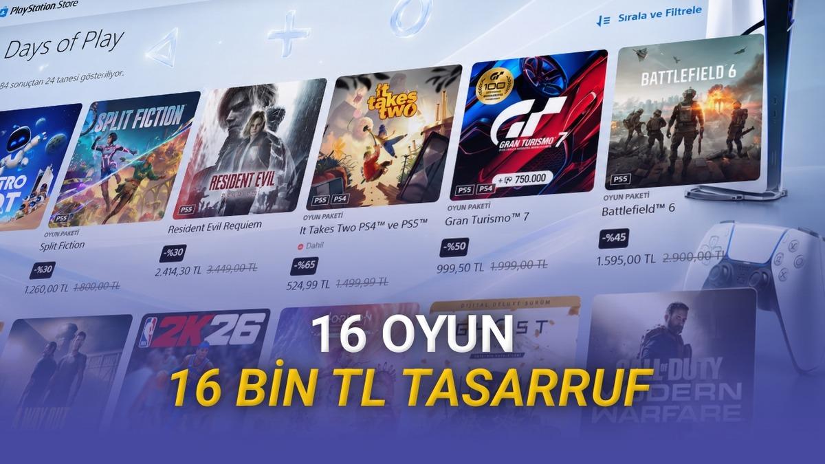 Days of Play İndirimlerinde 16 Bin TL Tasarruf Edebileceğiniz 16 PlayStation Oyunu