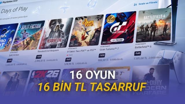 Days of Play İndirimlerinde 16 Bin TL Tasarruf Edebileceğiniz 16 PlayStation Oyunu
