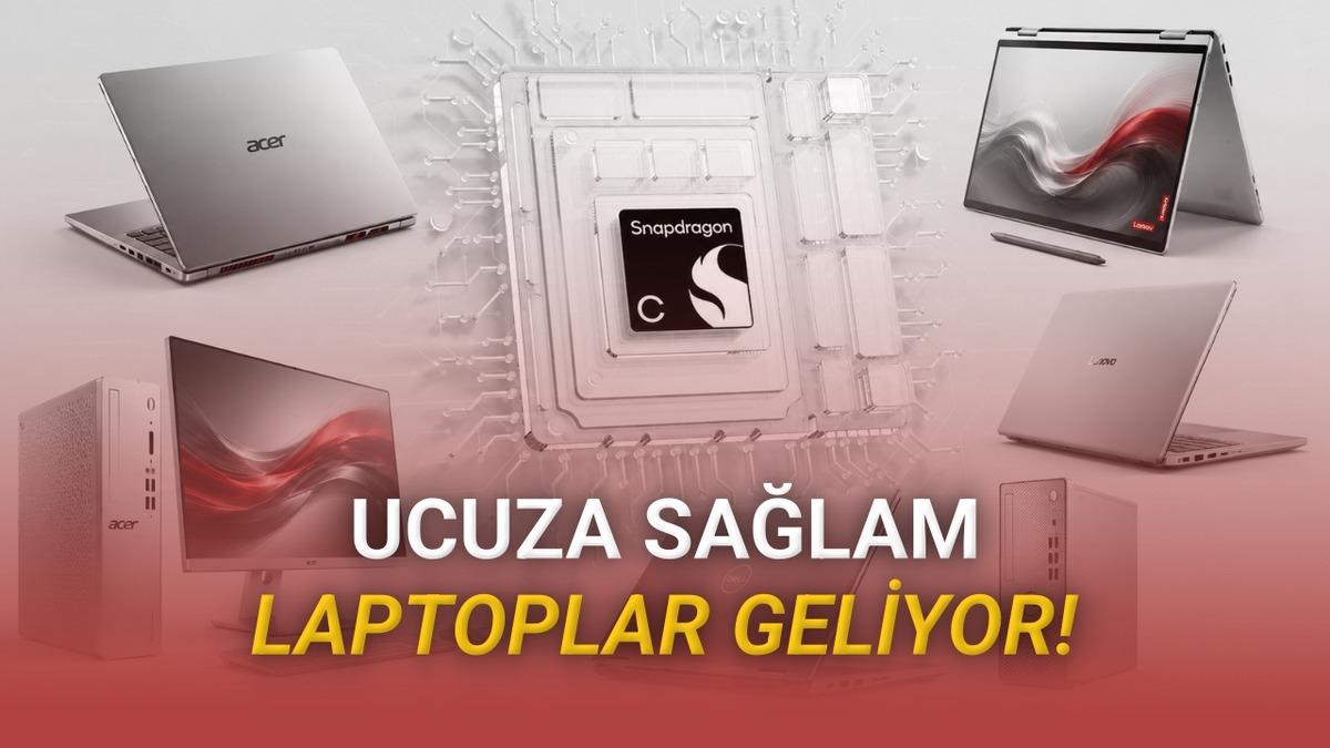 10-15 Bin TL’ye Fiyat/Performans Dizüstü Bilgisayarları Geliyor: Snapdragon C Tanıtıldı