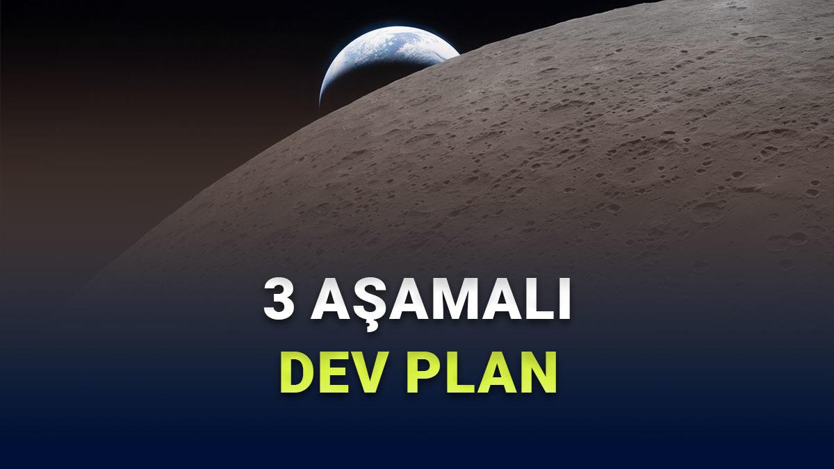 NASA, Ay'da Kalıcı Yaşam İçin Düğmeye Bastı: İşte 3 Aşamalı Dev Plan