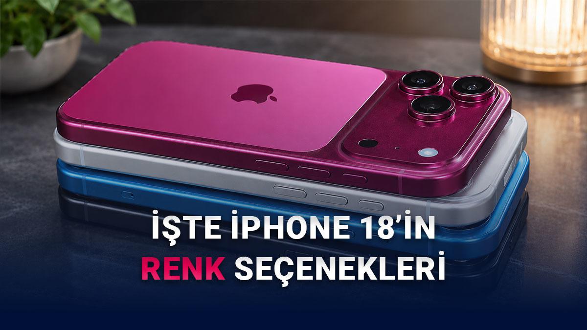 iPhone 18'in Yeni Renkleri Ortaya Çıktı: Turuncudan Sonra Koyu Kiraz Geliyor! 