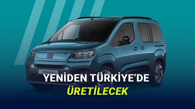 Efsane Yuvaya Geri Dönüyor: Fiat Doblo Yeniden Türkiye'de Üretilecek!