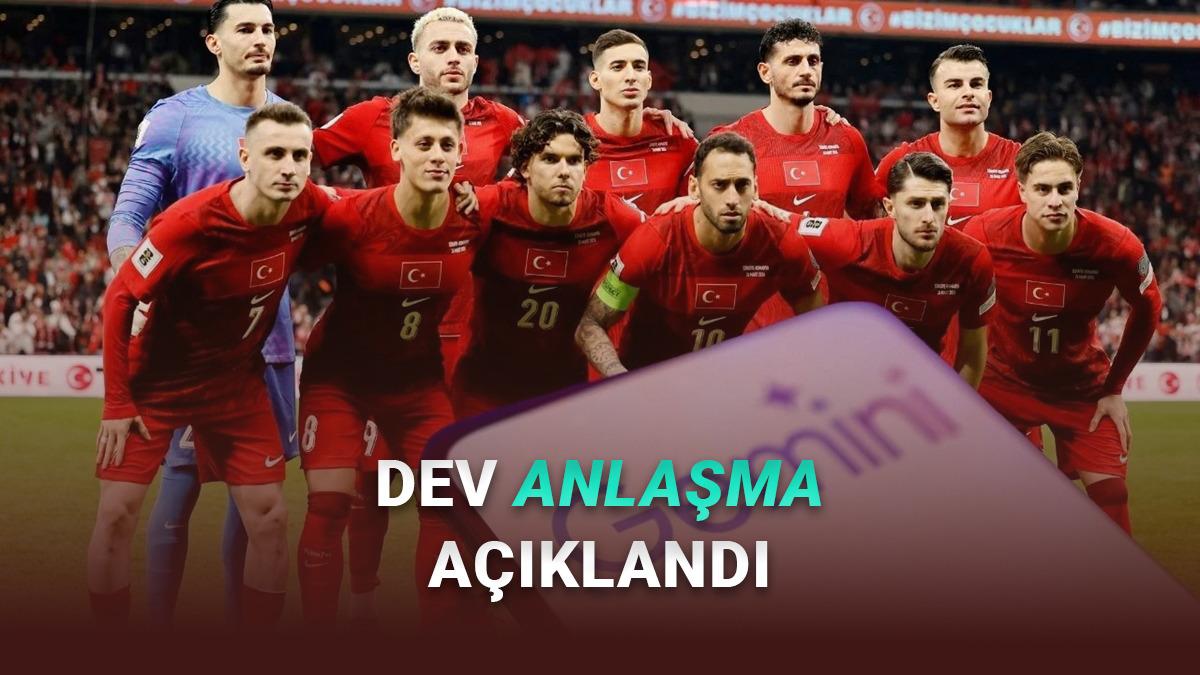 Google Gemini, Türkiye Millî Futbol Takımları'nın Resmî Sponsoru Oldu
