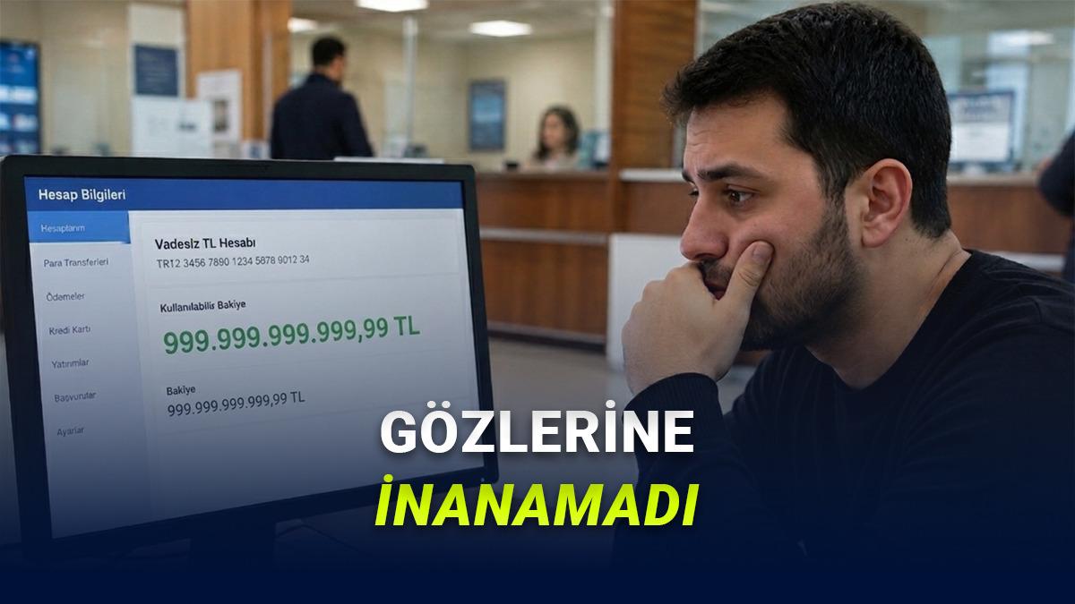 Van'da Akılalmaz Olay: Bir Vatandaşın Banka Hesabına 999.999.999.999,99 TL Para Gönderildi!