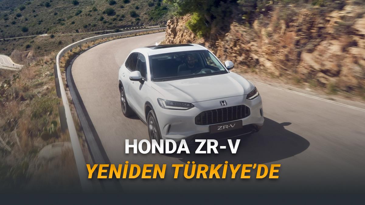 Honda ZR-V Türkiye'ye Geri Döndü: İşte Fiyatı!