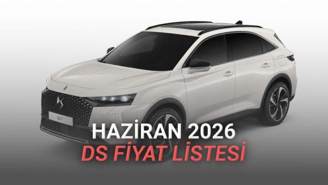 
                         DS Fiyat Listesi - Haziran 2026 
                    