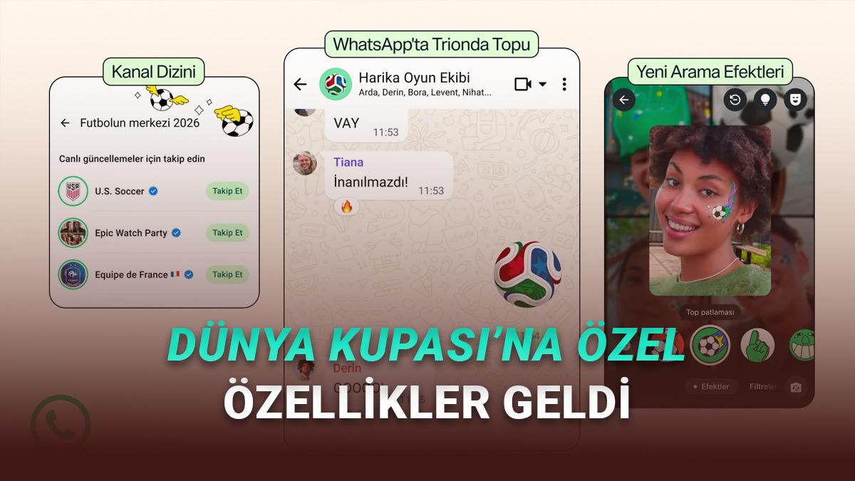 WhatsApp'a Dünya Kupası'na Özel Harika Özellikler Eklendi