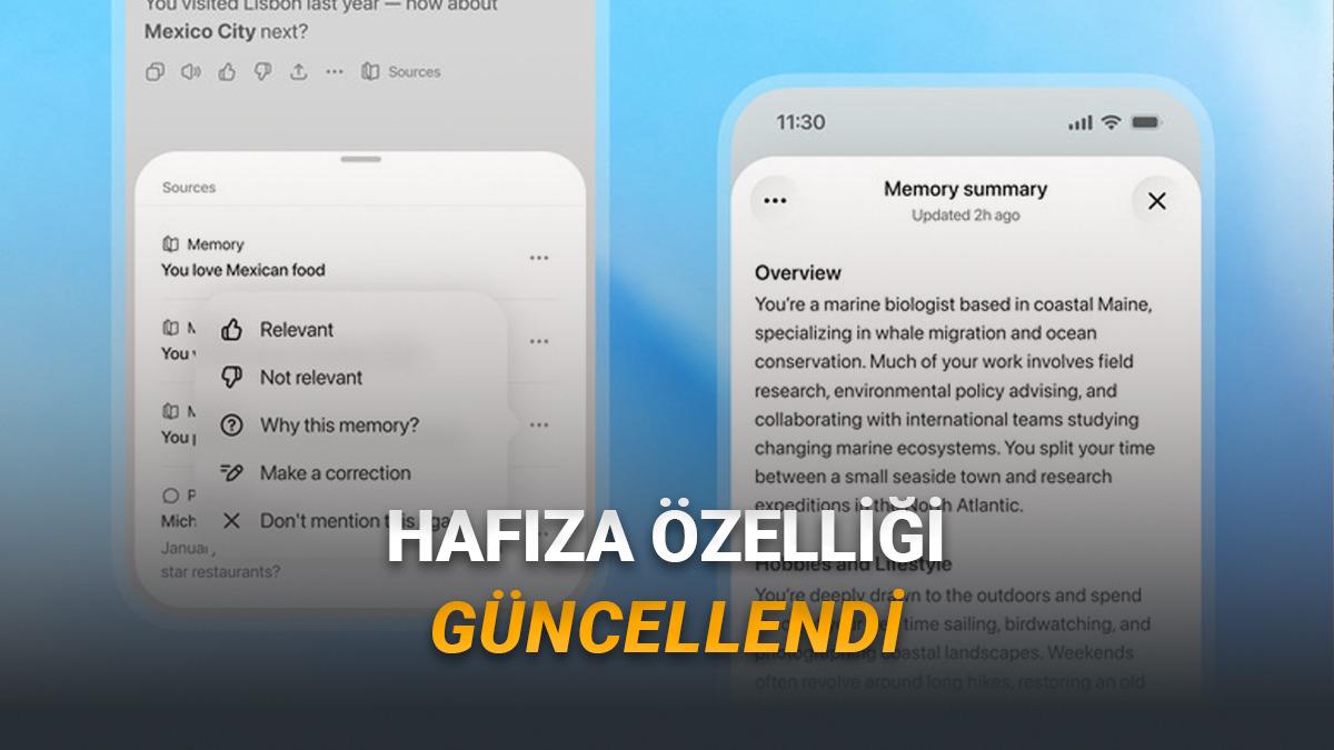 ChatGPT'nin Hafıza Özelliği Güncellendi: En Büyük Sorunu Çözüldü!