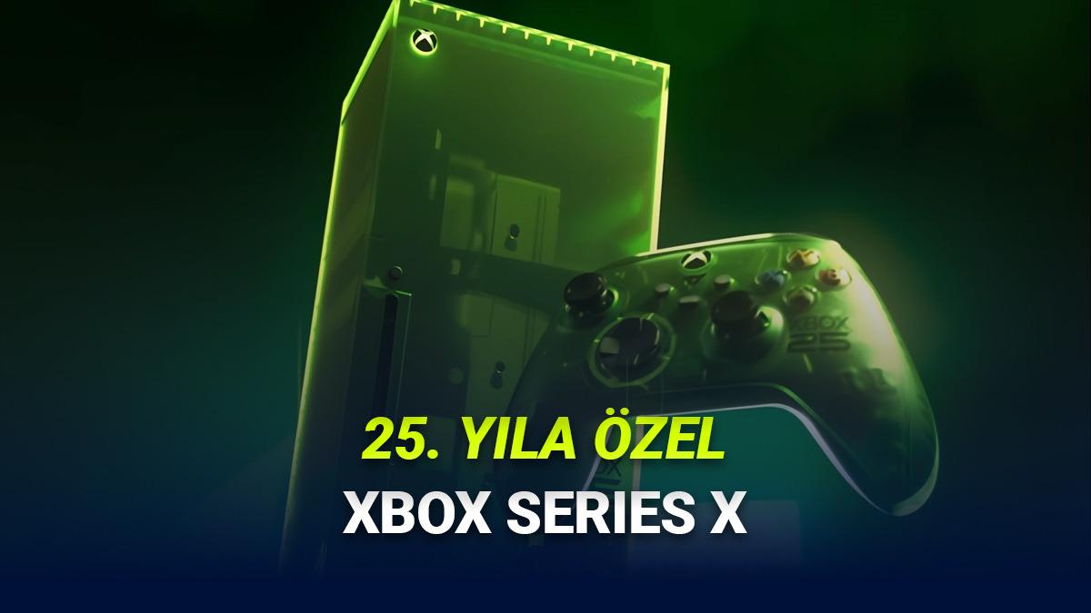 Hem Şeffaf Tasarımlı Hem İkonik Xbox Yeşiliyle Gelen 25. Yıl Özel Xbox Series X25 Konsolu Duyuruldu!