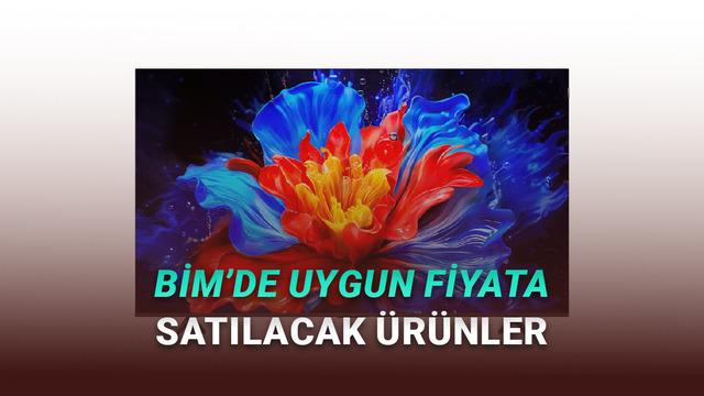 75 İnç 4K TCL Televizyonu Kaçırmayın! BİM'de Bu Hafta Uygun Fiyata Satılacak Teknolojik Ürünler