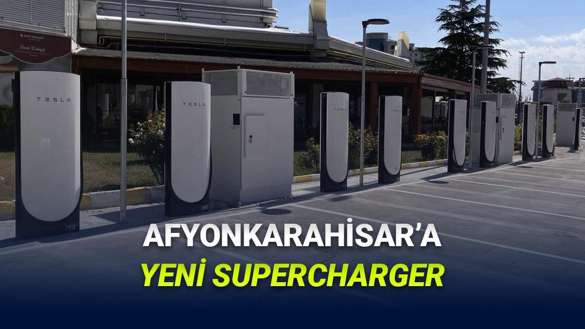 Tesla, Türkiye'de Bir Supercharger Daha Açtı: Afyonkarahisar'daki 2. İstasyon!