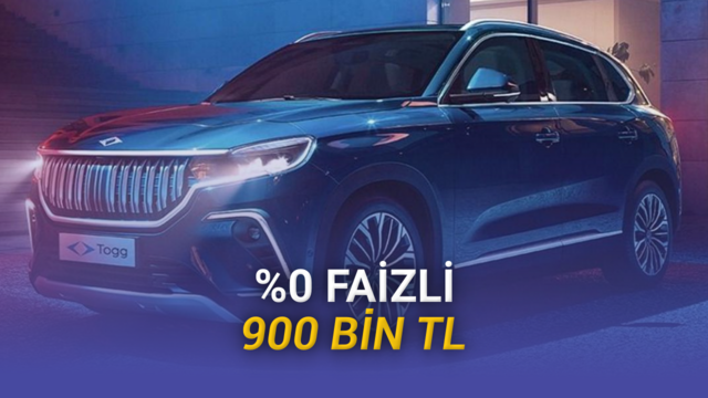 Togg, Haziran Ayı Kampanyasını Açıkladı: 900 Bin TL %0 Faizli Kredi!