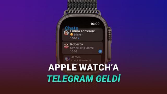 Apple Watch'a Telegram Uygulaması Geldi!