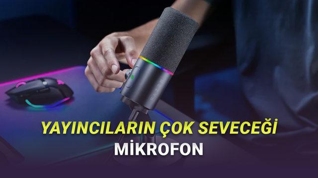 Razer'dan Yayıncılara ve Podcast Yapanlara Uygun Mikrofon: S