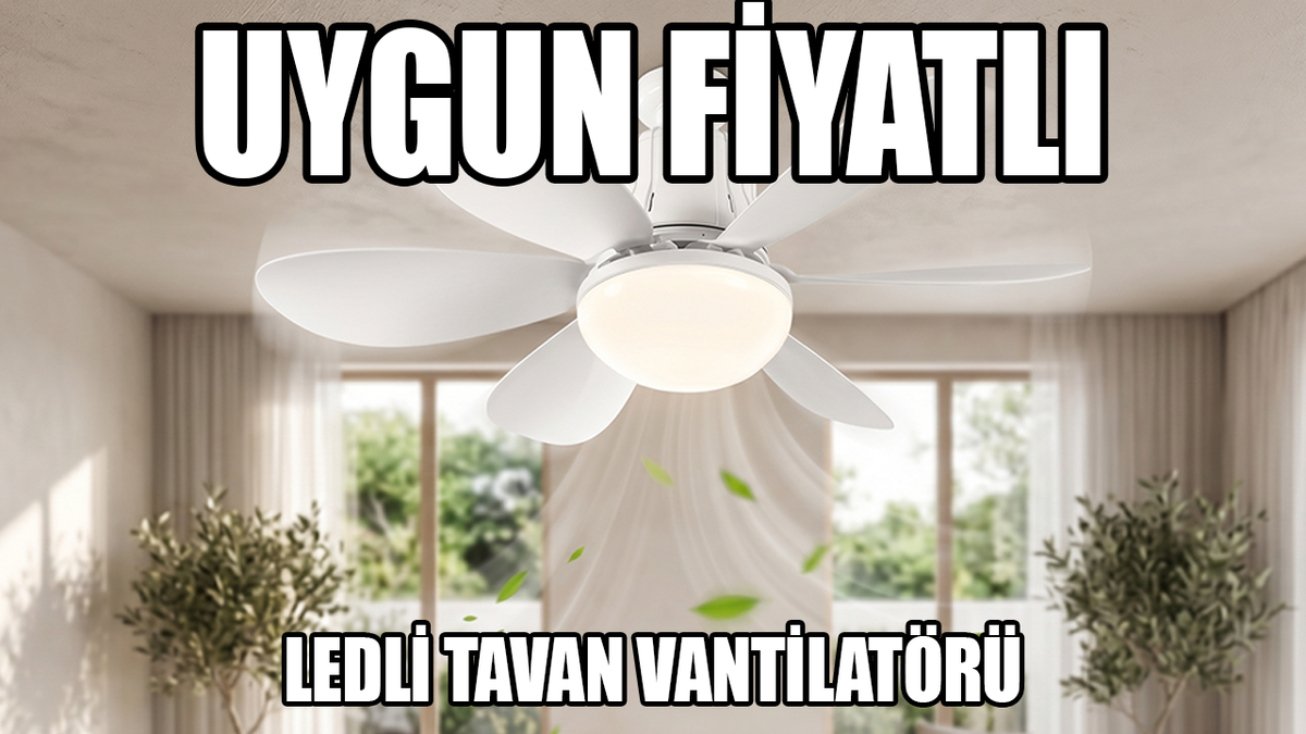 Amazon'da ayarlanabilir LED'li vantilatörde fırsat!