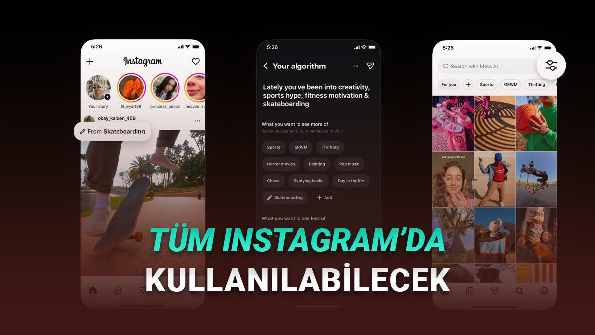 Instagram, Kişiselleştirilmiş Algoritma Özelliğini Ana Akışa da Getirdi