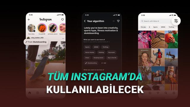 Instagram'ın Özelleştirilmiş Algoritma Özelliği An