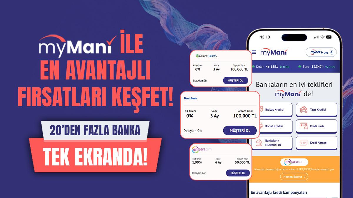 myMani yayında! 20’den fazla banka tek ekranda
