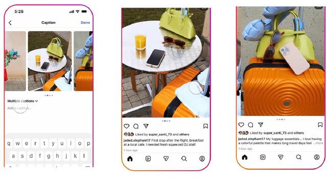 Instagram'daki Kaydırmalı Gönderilere Birden Fazla Açıklama Ekleyebileceksiniz! 