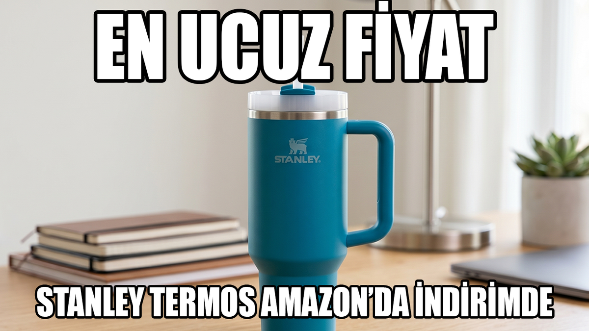 Stanley 1.18 litre pipetli termos, piyasadaki en ucuz fiyatla Amazon'da!