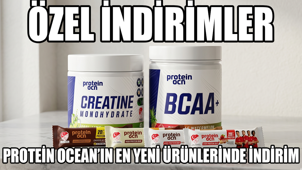 Protein Ocean'da tüm ürünlerde geçerli ekstra %10 indirim kodunuz: ''webtekno''