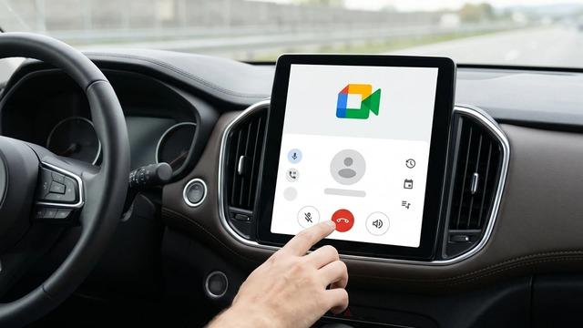 Google Meet, Android Auto'ya Geldi: Peki Direksiyon Başında Nasıl Kullanılacak?