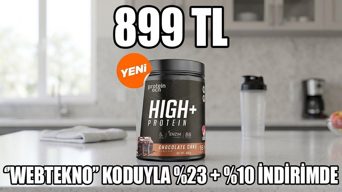 Protein Ocean'ın en yeni ürünü ''webtekno'' koduyla indirimde!