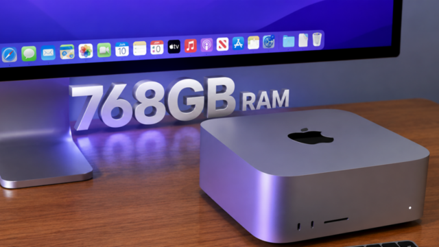 Apple, 768 GB RAM'li M5 Ultra Mac Studio Üzerinde Çalışıyor