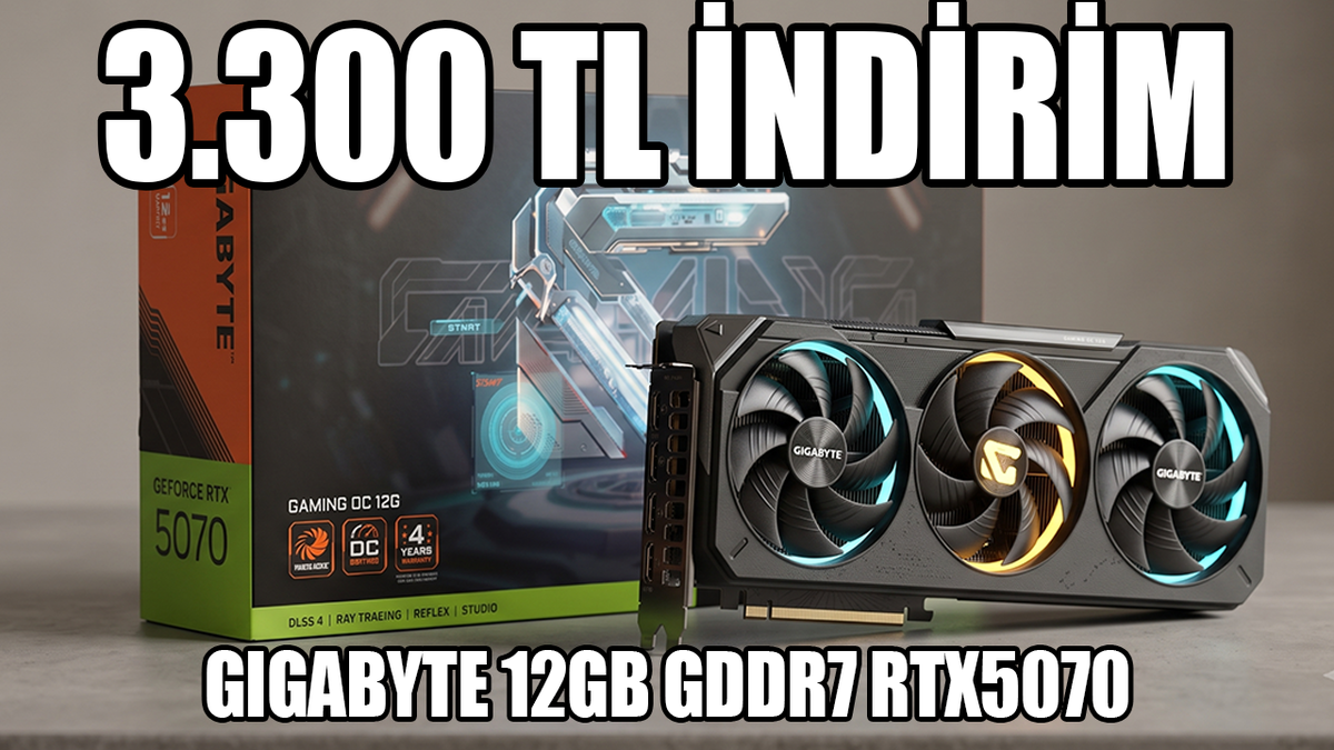 12 GB RTX5070 Amazon'da piyasada en ucuz fiyattan satışta!