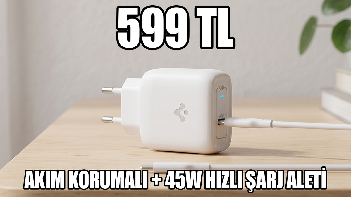 Spigen şarj adaptörü + kablo piyasada en ucuz fiyata satışta!