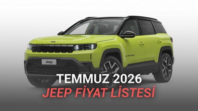 Temmuz 2026 Jeep Fiyat Listesi Açıklandı: Compass E-Hybrid’de 300 Bin TL İndirim Var!