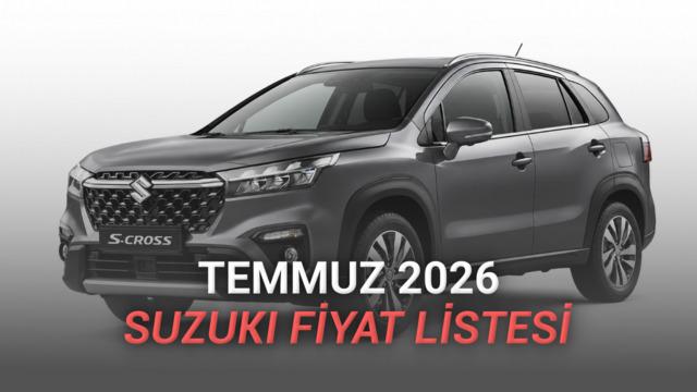 Suzuki Fiyat Listesi - Temmuz 2026