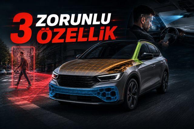 GSR 3 ile Zorunlu Hale Gelen 3 Otomobil Özelliği