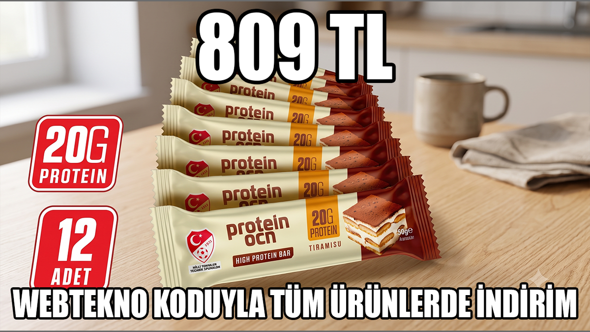 Protein Ocean'da tüm indirimlere ek ''webtekno'' koduyla %10 indirim!