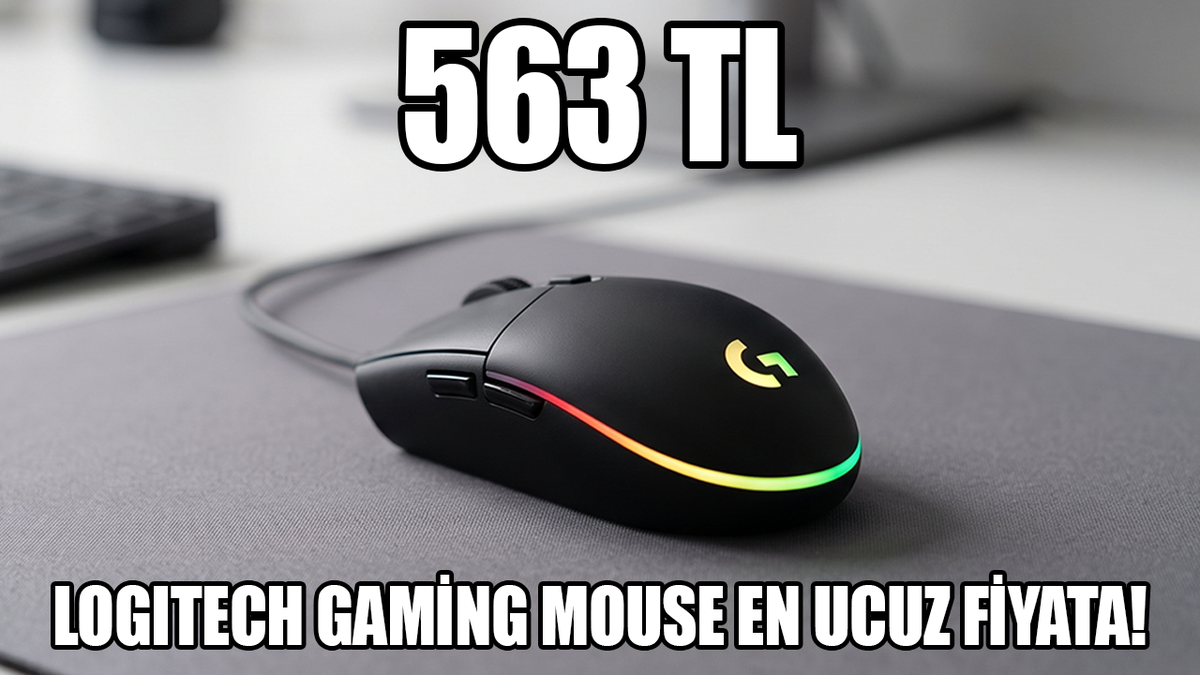 Logitech'in f/p gaming mouse'u piyasada en ucuz fiyata Amazon'da!