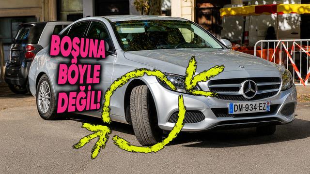 Mercedes Araçlarda Direksiyon Tam Çevrildiğinde Lastikler Neden Yatar? İşte Mühendislik Sırrı