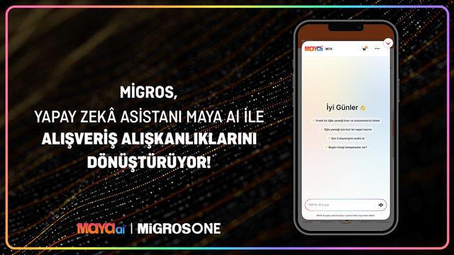 Migros'tan Alışveriş Alışkanlıklarını Dönüştüren Yapay Zekâ Asistanı MAYA AI