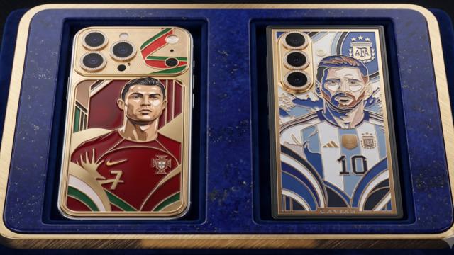 Messi ve Ronaldo Tasarımlı Altın Telefonlar Duyuruldu