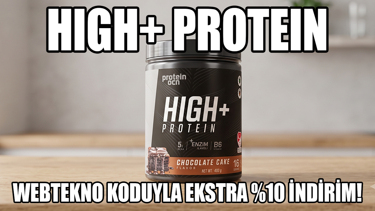 Protein Ocean'da tüm indirimlere ek ''webtekno'' koduyla %10 indirim için tıkla!