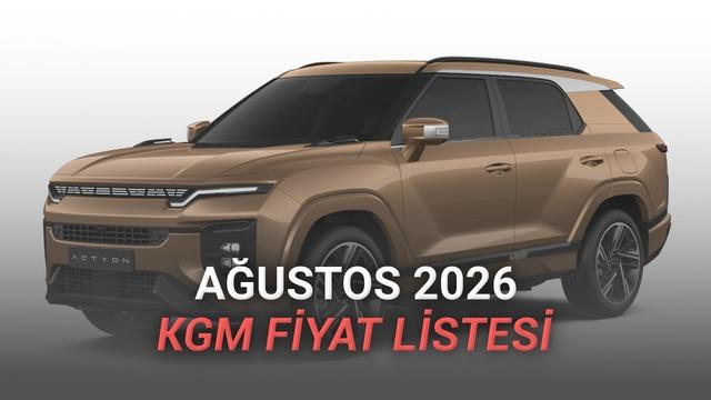 KGM Fiyat Listesi