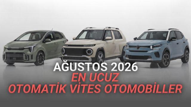 En Ucuz Otomatik Vites Otomobiller
